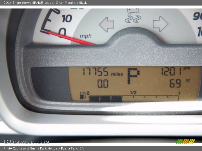  2014 fortwo BRABUS coupe BRABUS coupe Gauges