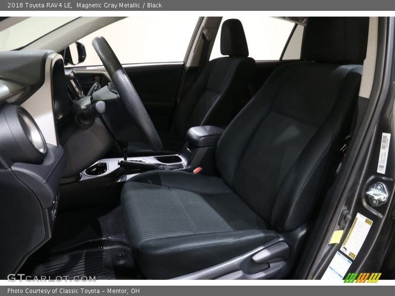 Magnetic Gray Metallic / Black 2018 Toyota RAV4 LE