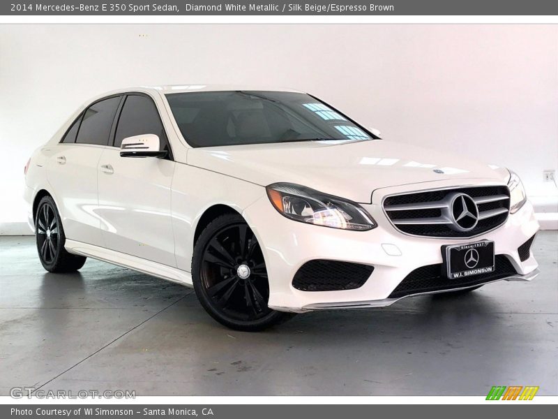 Front 3/4 View of 2014 E 350 Sport Sedan