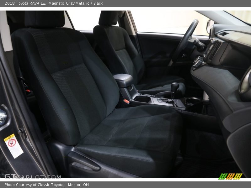 Magnetic Gray Metallic / Black 2018 Toyota RAV4 LE