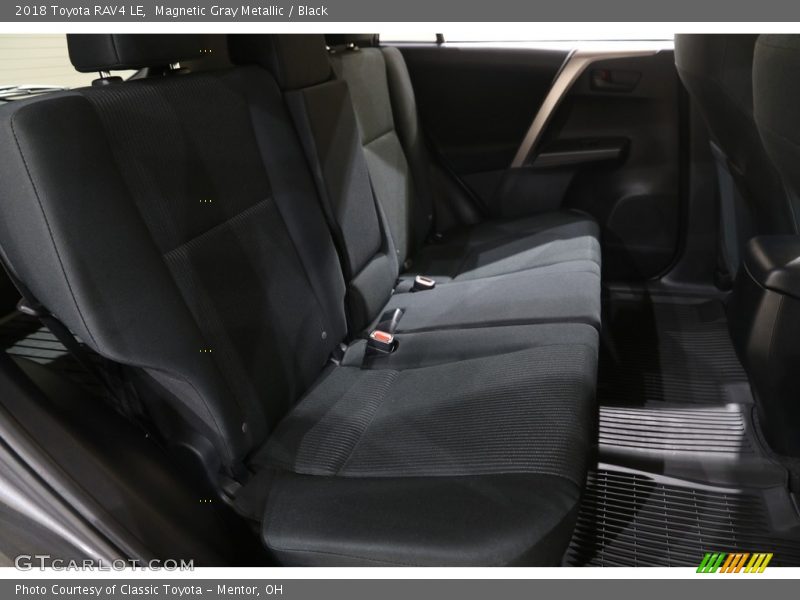 Magnetic Gray Metallic / Black 2018 Toyota RAV4 LE