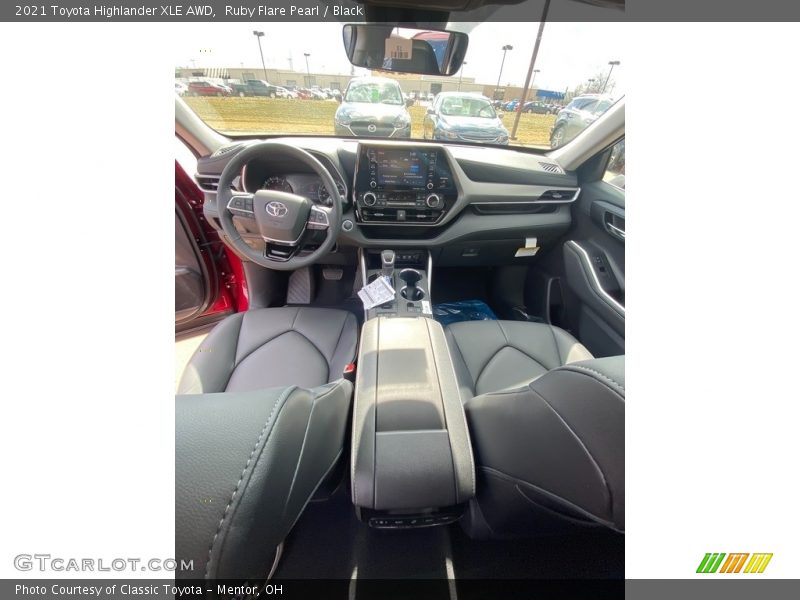 Ruby Flare Pearl / Black 2021 Toyota Highlander XLE AWD