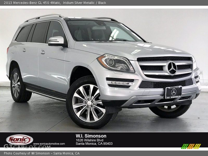 Iridium Silver Metallic / Black 2013 Mercedes-Benz GL 450 4Matic