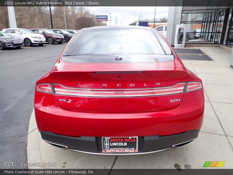 Red Carpet / Ebony 2020 Lincoln MKZ Hybrid Reserve