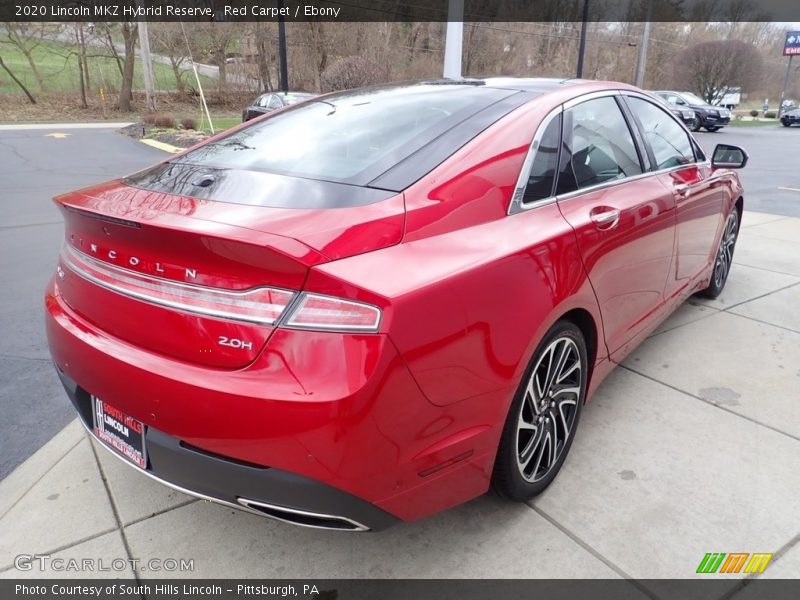 Red Carpet / Ebony 2020 Lincoln MKZ Hybrid Reserve