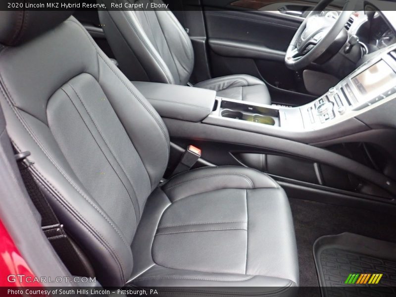 Front Seat of 2020 MKZ Hybrid Reserve