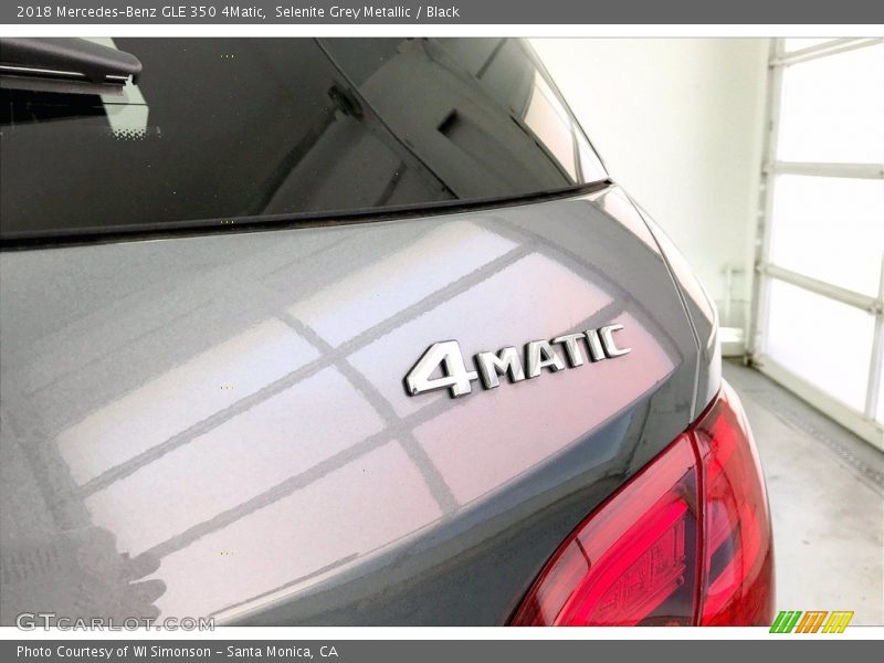 Selenite Grey Metallic / Black 2018 Mercedes-Benz GLE 350 4Matic