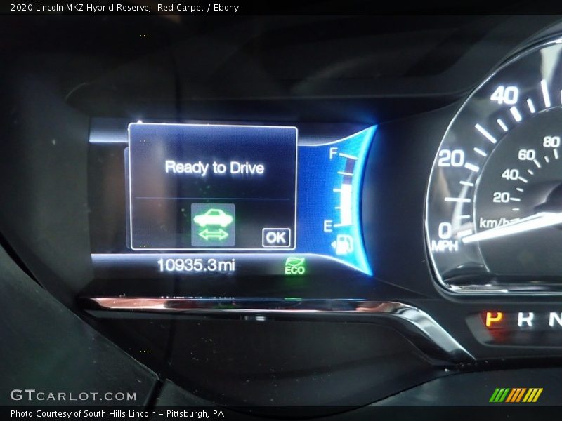 Red Carpet / Ebony 2020 Lincoln MKZ Hybrid Reserve