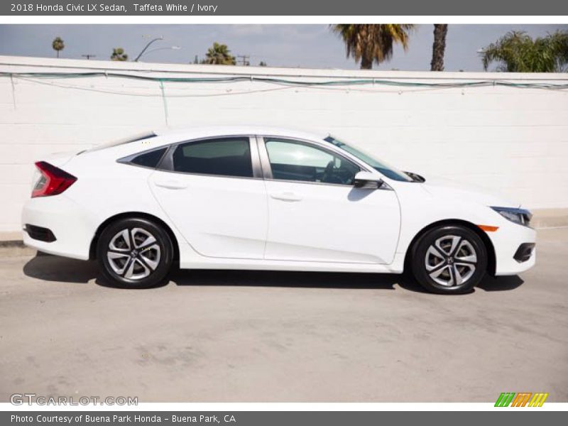 Taffeta White / Ivory 2018 Honda Civic LX Sedan