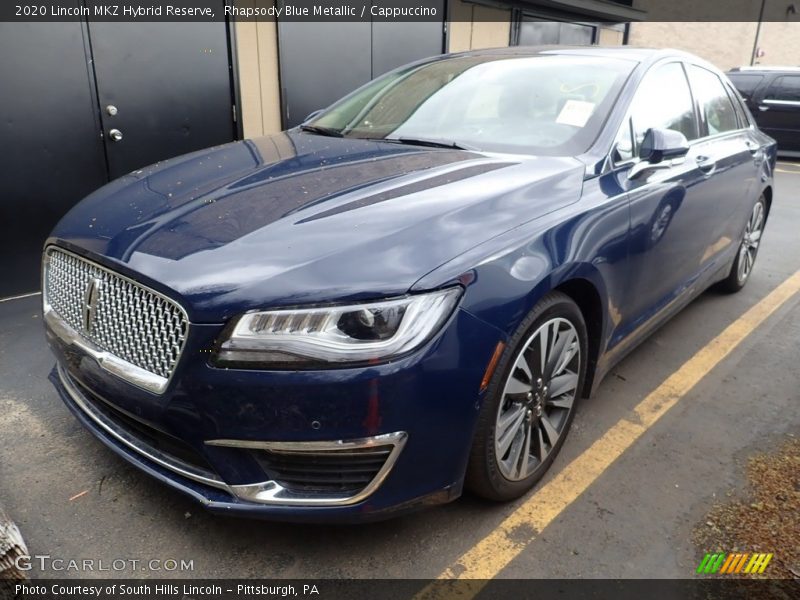 Front 3/4 View of 2020 MKZ Hybrid Reserve