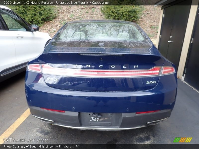 Rhapsody Blue Metallic / Cappuccino 2020 Lincoln MKZ Hybrid Reserve