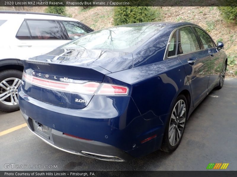 Rhapsody Blue Metallic / Cappuccino 2020 Lincoln MKZ Hybrid Reserve