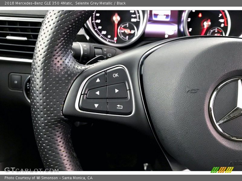 Selenite Grey Metallic / Black 2018 Mercedes-Benz GLE 350 4Matic