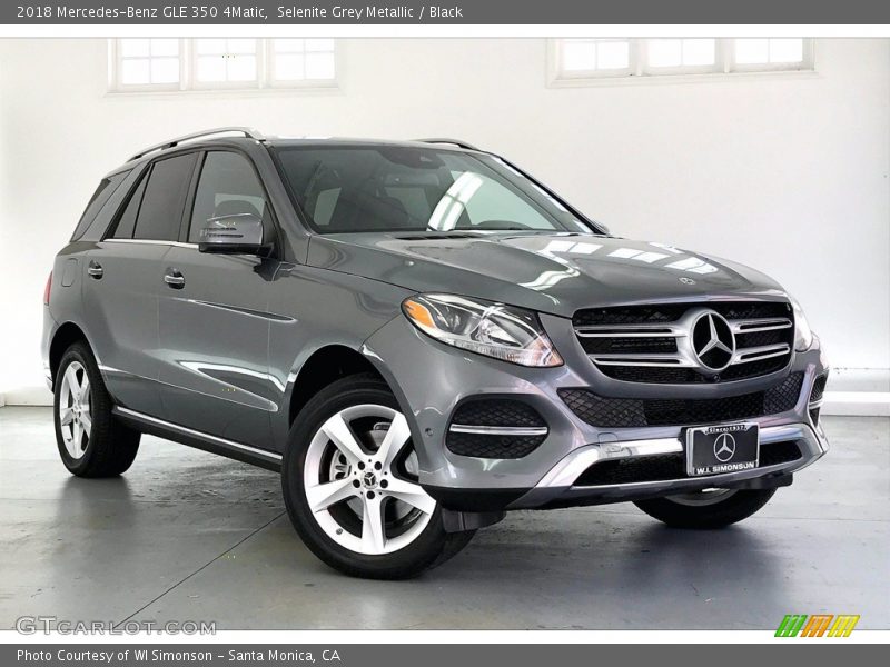 Selenite Grey Metallic / Black 2018 Mercedes-Benz GLE 350 4Matic