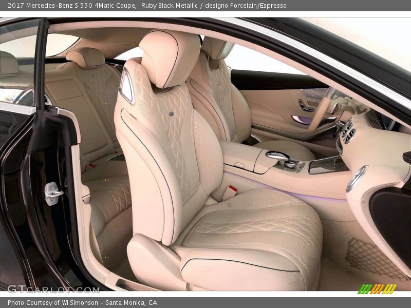 Front Seat of 2017 S 550 4Matic Coupe