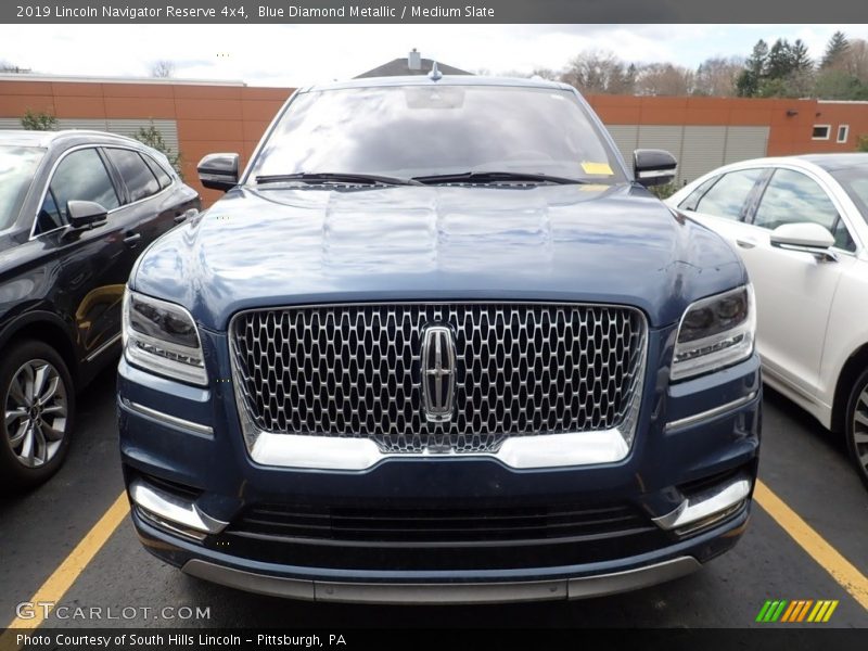Blue Diamond Metallic / Medium Slate 2019 Lincoln Navigator Reserve 4x4