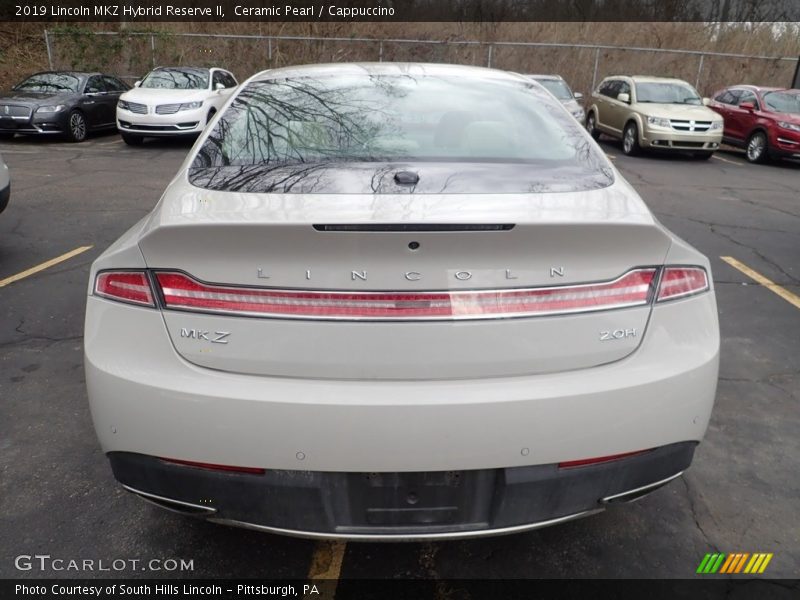 Ceramic Pearl / Cappuccino 2019 Lincoln MKZ Hybrid Reserve II