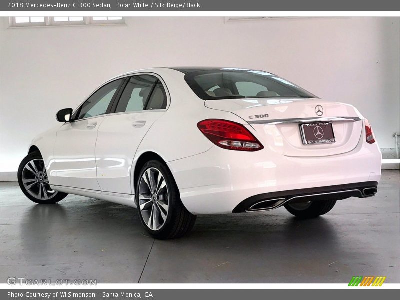 Polar White / Silk Beige/Black 2018 Mercedes-Benz C 300 Sedan
