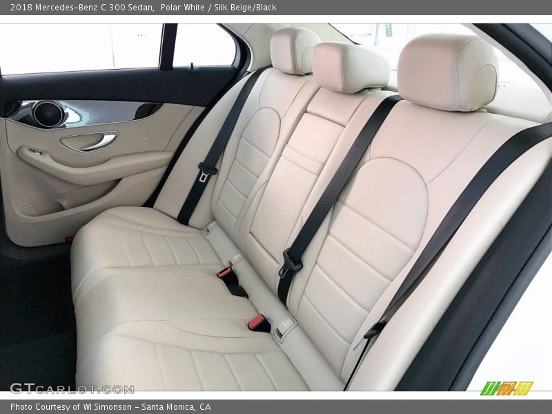 Polar White / Silk Beige/Black 2018 Mercedes-Benz C 300 Sedan