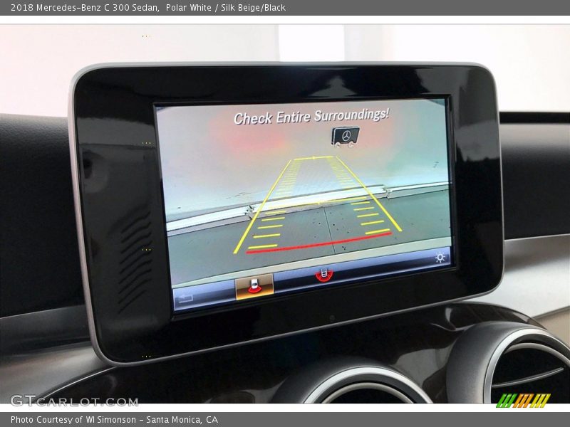 Polar White / Silk Beige/Black 2018 Mercedes-Benz C 300 Sedan