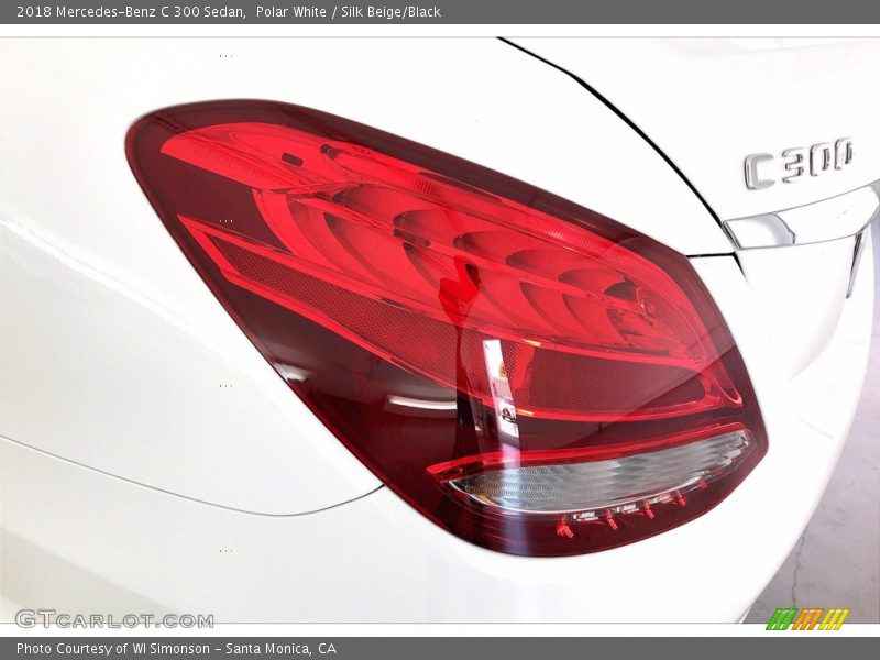 Polar White / Silk Beige/Black 2018 Mercedes-Benz C 300 Sedan