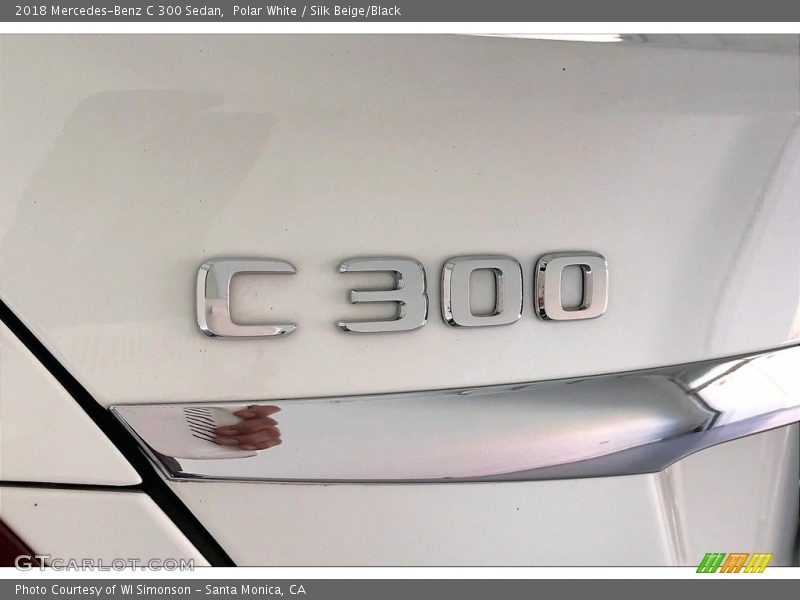 Polar White / Silk Beige/Black 2018 Mercedes-Benz C 300 Sedan