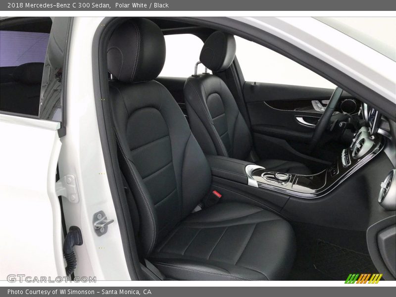 Polar White / Black 2018 Mercedes-Benz C 300 Sedan