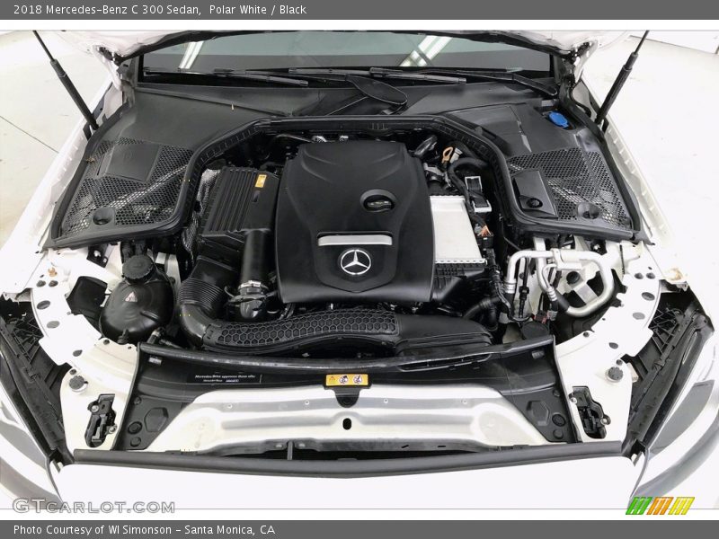 Polar White / Black 2018 Mercedes-Benz C 300 Sedan