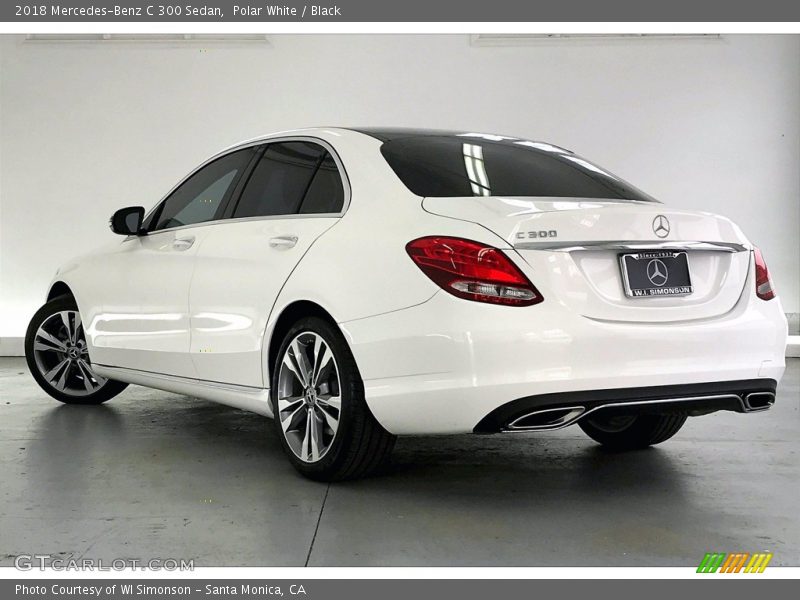 Polar White / Black 2018 Mercedes-Benz C 300 Sedan