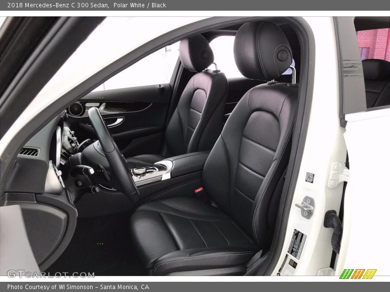 Polar White / Black 2018 Mercedes-Benz C 300 Sedan