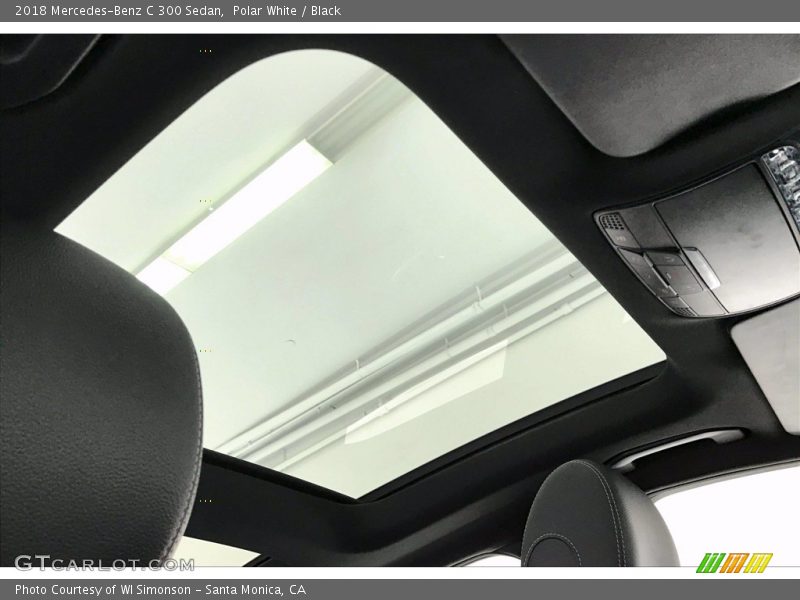 Polar White / Black 2018 Mercedes-Benz C 300 Sedan