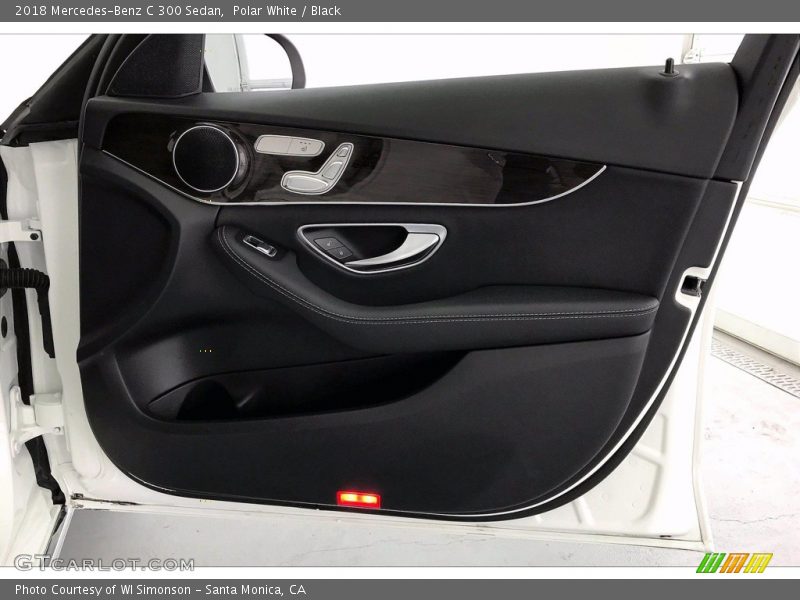 Polar White / Black 2018 Mercedes-Benz C 300 Sedan