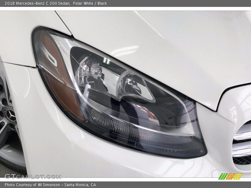 Polar White / Black 2018 Mercedes-Benz C 300 Sedan