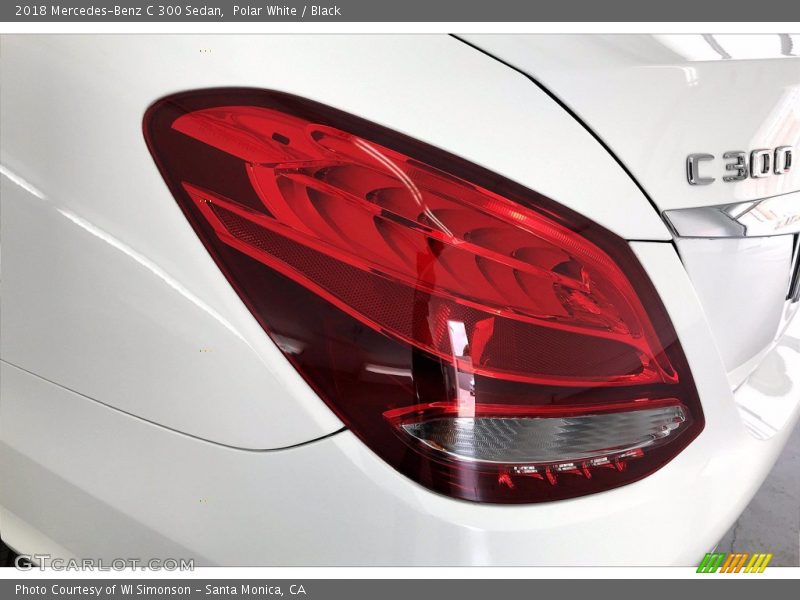 Polar White / Black 2018 Mercedes-Benz C 300 Sedan
