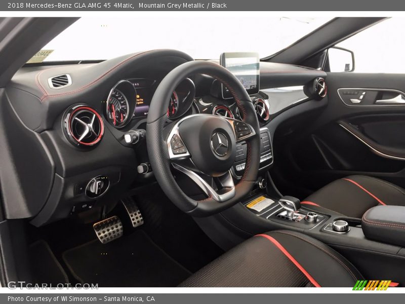 Mountain Grey Metallic / Black 2018 Mercedes-Benz GLA AMG 45 4Matic