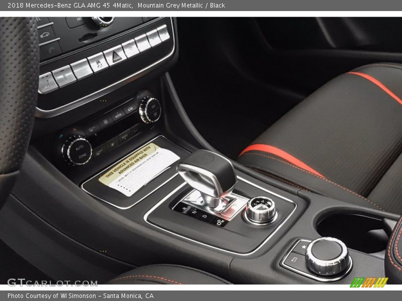 Mountain Grey Metallic / Black 2018 Mercedes-Benz GLA AMG 45 4Matic