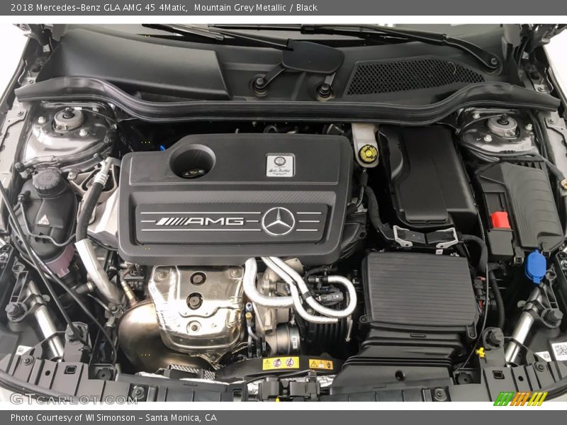 Mountain Grey Metallic / Black 2018 Mercedes-Benz GLA AMG 45 4Matic