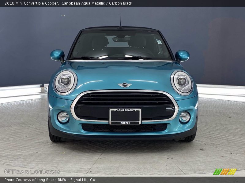 Caribbean Aqua Metallic / Carbon Black 2018 Mini Convertible Cooper