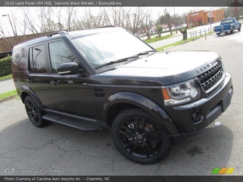 Santorini Black Metallic / Ebony/Ebony 2016 Land Rover LR4 HSE