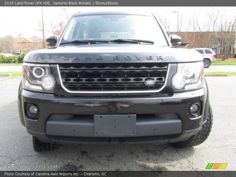 Santorini Black Metallic / Ebony/Ebony 2016 Land Rover LR4 HSE