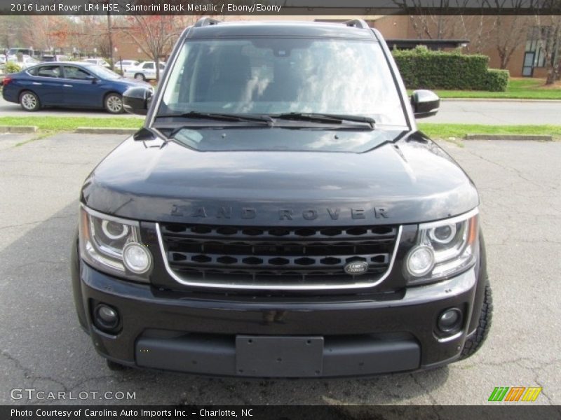 Santorini Black Metallic / Ebony/Ebony 2016 Land Rover LR4 HSE