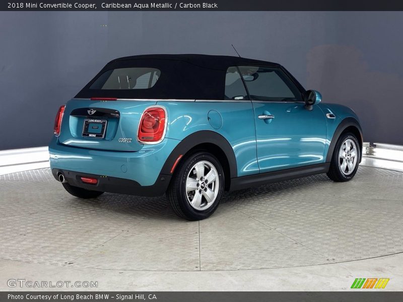 Caribbean Aqua Metallic / Carbon Black 2018 Mini Convertible Cooper