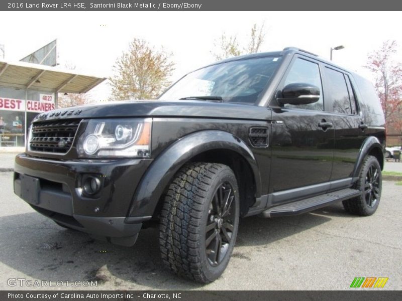 Santorini Black Metallic / Ebony/Ebony 2016 Land Rover LR4 HSE