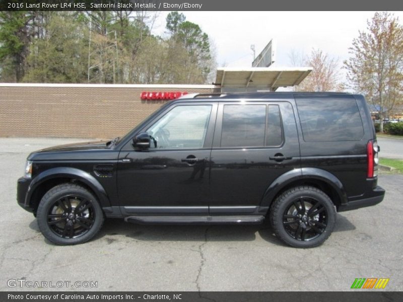 Santorini Black Metallic / Ebony/Ebony 2016 Land Rover LR4 HSE