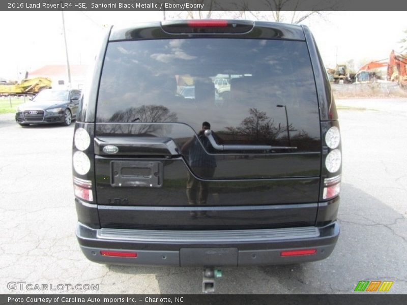 Santorini Black Metallic / Ebony/Ebony 2016 Land Rover LR4 HSE