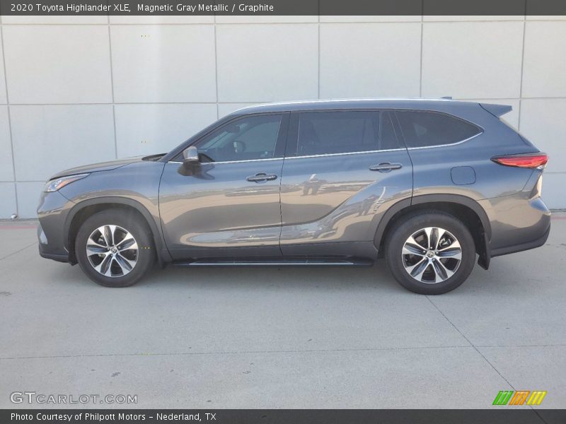 Magnetic Gray Metallic / Graphite 2020 Toyota Highlander XLE