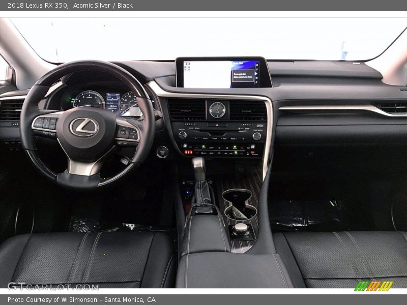Dashboard of 2018 RX 350