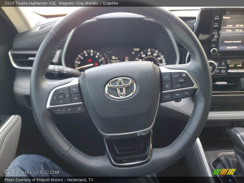 Magnetic Gray Metallic / Graphite 2020 Toyota Highlander XLE