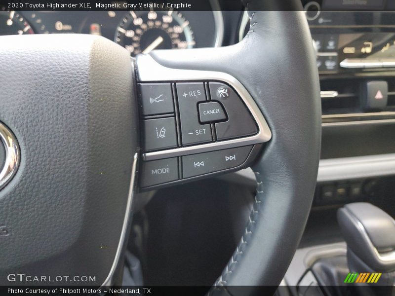 Magnetic Gray Metallic / Graphite 2020 Toyota Highlander XLE