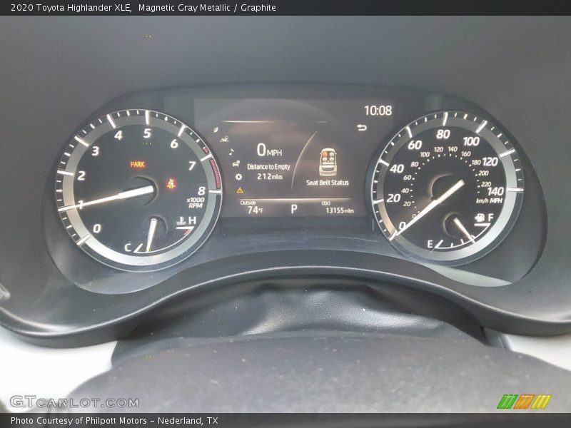  2020 Highlander XLE XLE Gauges